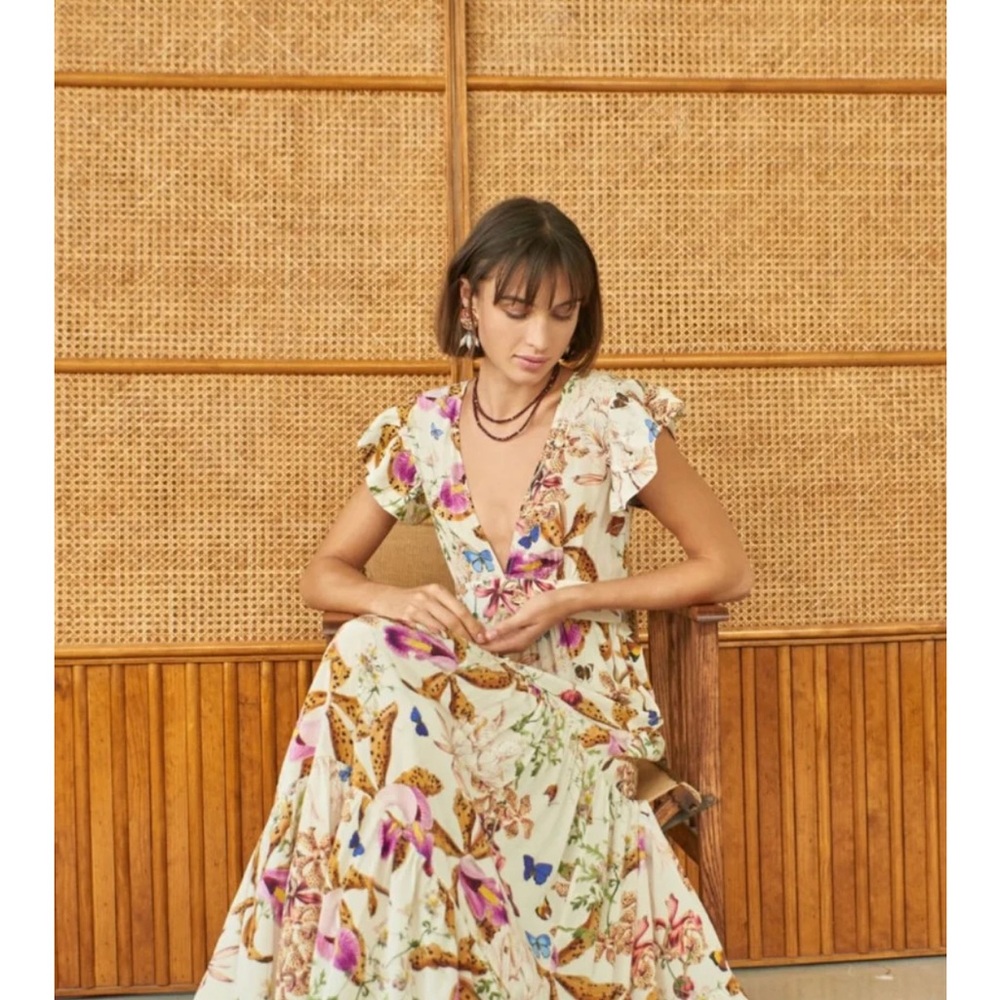 Elegant Floral Maxi Dress